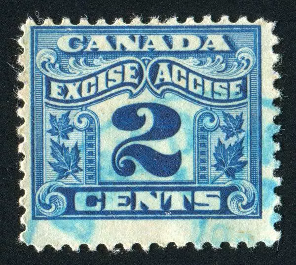 Vintage Excise Duty Stamp (Not currently in use.)